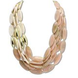 110992, BOLD MULTI STRAND ACETATE BEAD NECKLACE