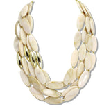 110992, BOLD MULTI STRAND ACETATE BEAD NECKLACE