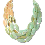 110992, BOLD MULTI STRAND ACETATE BEAD NECKLACE