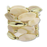 110995, ACETATE MULTI LAYERED STRETCH BRACELET