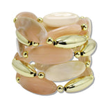 110995, ACETATE MULTI LAYERED STRETCH BRACELET