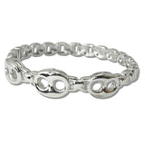 14K Gold Plated Nautical Link Designer Inspired Bracelet