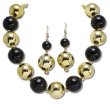 111063, CHUNKY BALL BEADED NECKLACE