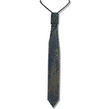 111069, MESH RHINESTONE EMBELLISHED ADJUSTABLE TIE NECKLACE