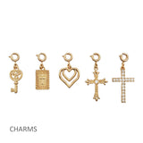 111074, GOLD TONE ECLECTIC CHARM COLLECTION