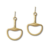 111102, HORSEBIT DROP DANGLE EARRINGS
