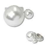 111128, BOLD DOUBLE PEARL STRETCH RING