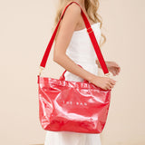 111157, GLOSSY THE BAG OVERSIZED TOTE BAG