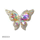 Crystal Rhinestone Butterfly Brooch PIN - view 6