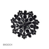 Crystal Medallion Brooch PIN - view 7