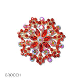 Crystal Medallion Brooch PIN - view 6