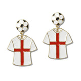 World CUP Soccer FAN Jersey Drop Earrings - view 10