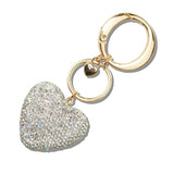 111240, CRYSTAL VALENTINE HEART KEYCHAIN AND BAG CHARM