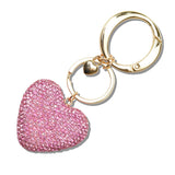111240, CRYSTAL VALENTINE HEART KEYCHAIN AND BAG CHARM