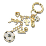 111241, WORLD CUP SOCCER MULTI KEYCHAIN AND BAG CHARM