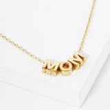111269, STRONG WOMAN DAINTY MOM SLIDE NECKLACE