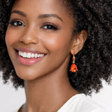 111271, TEARDROP CRYSTAL DROP EARRINGS