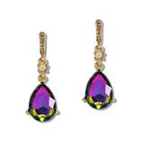 111271, TEARDROP CRYSTAL DROP EARRINGS