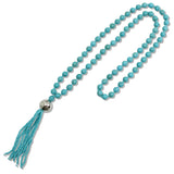 111273, LONG BEADED TASSEL NECKLACE