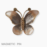 111320, ENAMEL BUTTERFLY MAGNETIC PIN