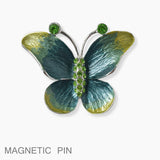 111320, ENAMEL BUTTERFLY MAGNETIC PIN