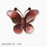 111320, ENAMEL BUTTERFLY MAGNETIC PIN