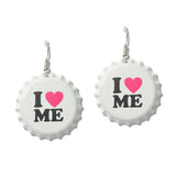 111334, WESTERN I LOVE ME BOTTLE CAP DROP EARRINGS