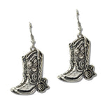 111340, FLORAL WESTERN BOOT EARRINGS