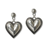 111342, WESTERN HEART DROP EARRINGS