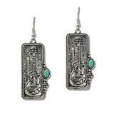 111364, WESTERN GUITAR AND DESERT DROP EARRINGS