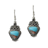 WESTERN FILIGREE TURQUOISE DROP EARRINGS wholesale fashion jewelry - GOOD FEELINGS, INC