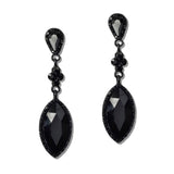 Marquise Crystal Halo Dangle Earrings - view 9