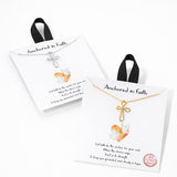 111411, ANCHORED IN FAITH CROSS PENDANT NECKLACE
