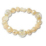 Iridescent Crystal Beaded Stretch Bracelet - view 2