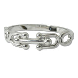 111485, BALL LINK STAINLESS STEEL BANGLE BRACELET