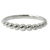 111487, BALL BEAD STAINLESS STEEL BANGLE BRACELET