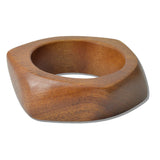 111497, NATURAL WOOD BANGLE BRACELET