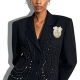 111498, RHINESTONE PERFUME BOTTLE BROOCH PIN