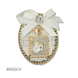 111498, RHINESTONE PERFUME BOTTLE BROOCH PIN