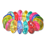 111503, ACRYLIC PEBBLE STRETCH BRACELET