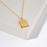 111511, LIVING WORD BIBLE LOCKET PENDANT NECKLACE