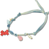 111513, COASTAL CHARM RAFFIA AND SILK NECKLACE