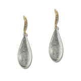 111542, TEXTURED TEARDROP DROP EARRINGS