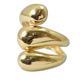 111557, CHUNKY SPIRAL STATEMENT BANGLE BRACELET