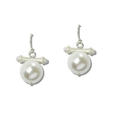 111598, PEARL BAMBOO BAR DROP EARRINGS