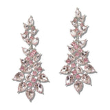 111604, CRYSTAL CLUSTER CHANDELIER EARRINGS
