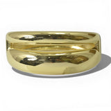 Polished Split Layer Hinged Bangle Bracelet