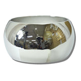 Polished Wide Domed Hinged Bangle Bracelet - view 2