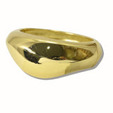 Polished Domed Hinged Bangle Bracelet - view 2