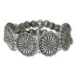 Western Concho Stretch Bracelet